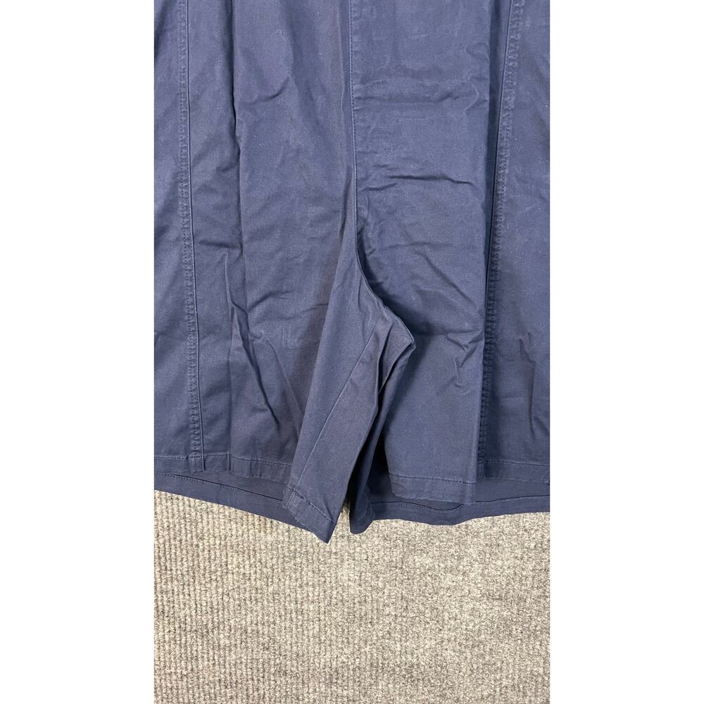 Denim & Co. Shorts Womens Plus 5X Blue Pull On Pockets Relaxed Twill Mature - Picture 4 of 11
